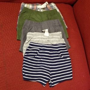 7 bundle baby shorts 3-9 months